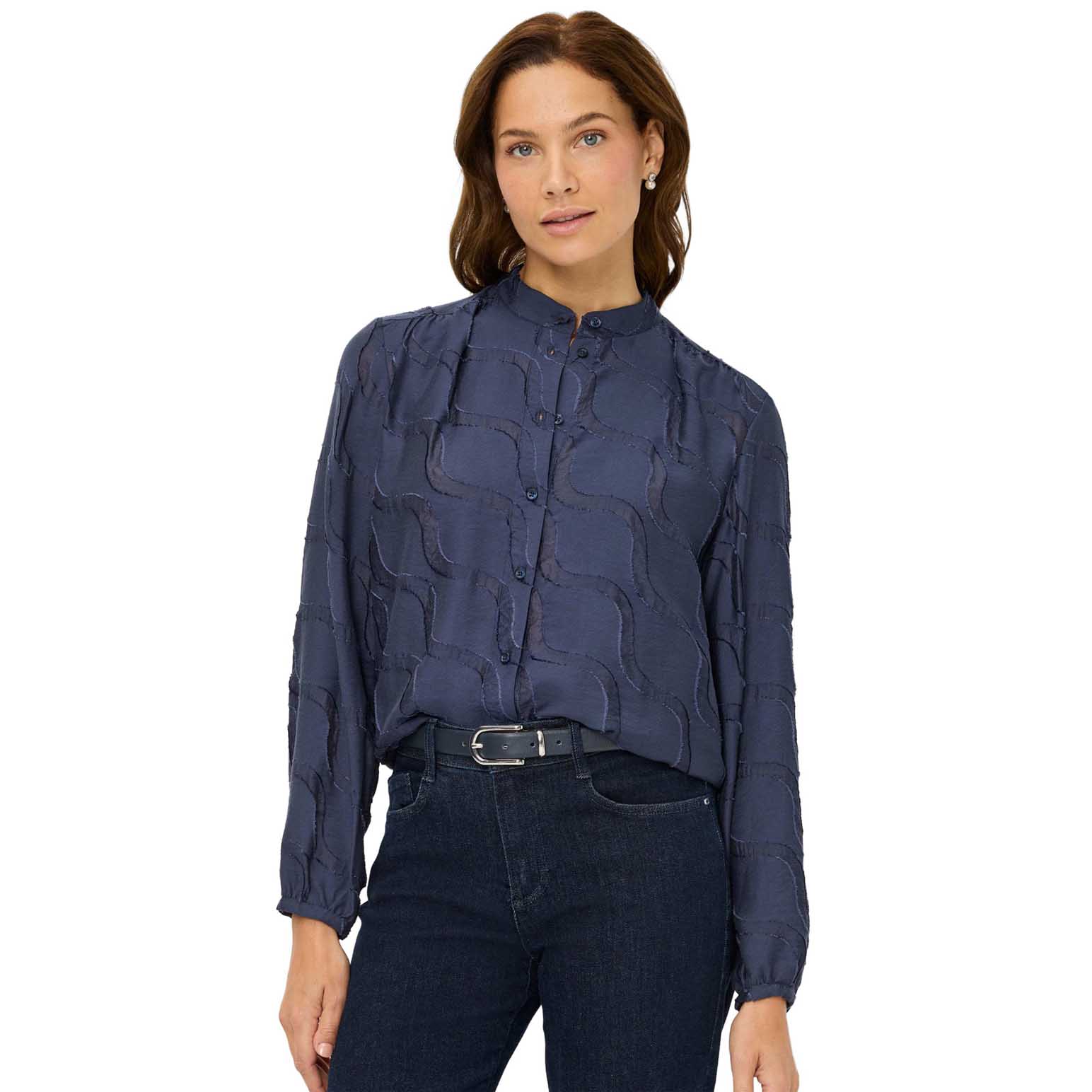 Brax Vivi Burn Out Detail Blouse